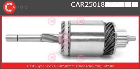 Якорь, стартер CASCO CAR25018PS