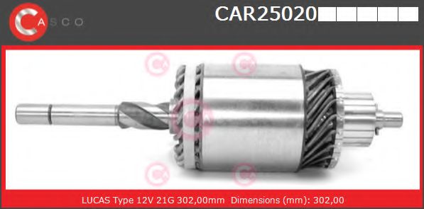 Якорь, стартер CASCO CAR25020PS