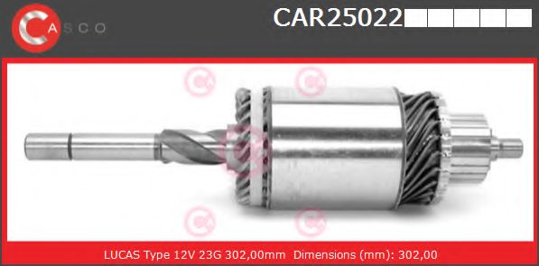 Якорь, стартер CASCO CAR25022PS