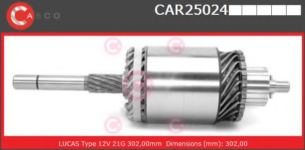 Якорь, стартер CASCO CAR25024PS