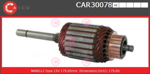 Якорь, стартер CASCO CAR30078AS