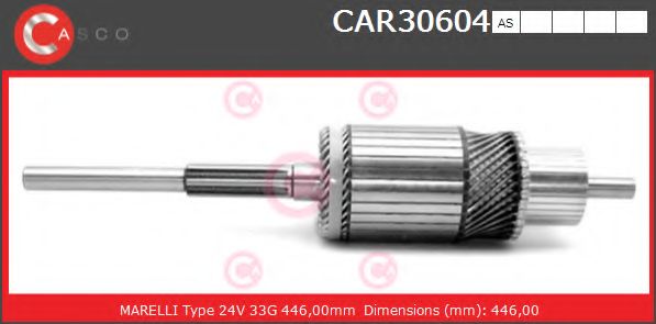 Якорь, стартер CASCO CAR30604AS