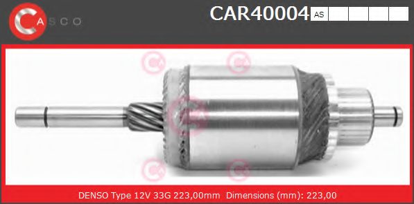 Якорь, стартер CASCO CAR40004AS