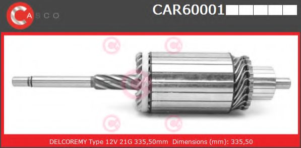 Якорь, стартер CASCO CAR60001PS