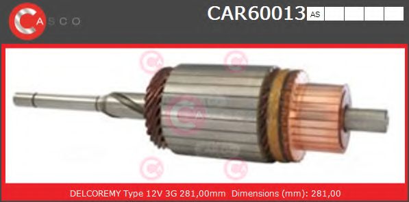 Якорь, стартер CASCO CAR60013AS
