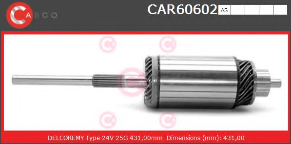 Якорь, стартер CASCO CAR60602AS