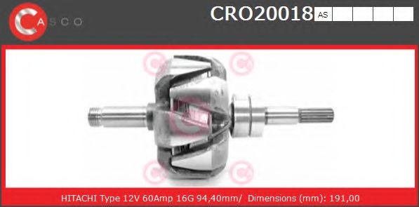 Ротор, генератор CASCO CRO20018AS