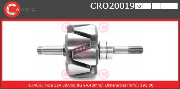 Ротор, генератор CASCO CRO20019AS