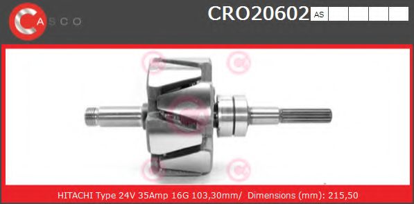 Ротор, генератор CASCO CRO20602AS