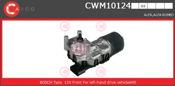 Двигатель стеклоочистителя CASCO CWM10124GS