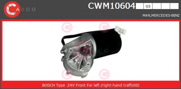Двигатель стеклоочистителя CASCO CWM10604GS