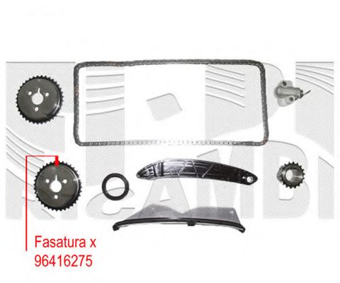 Комплект цели привода распредвала CALIBER KCC044