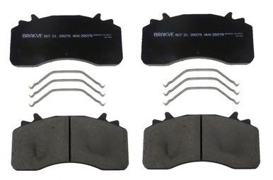 Комплект тормозных колодок, дисковый тормоз AIR FREN 21.29279