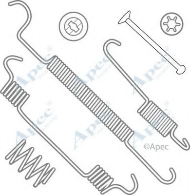 Комплектующие, тормозная колодка APEC braking KIT2030