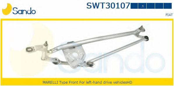 Система тяг и рычагов привода стеклоочистителя SANDO SWT30107.1