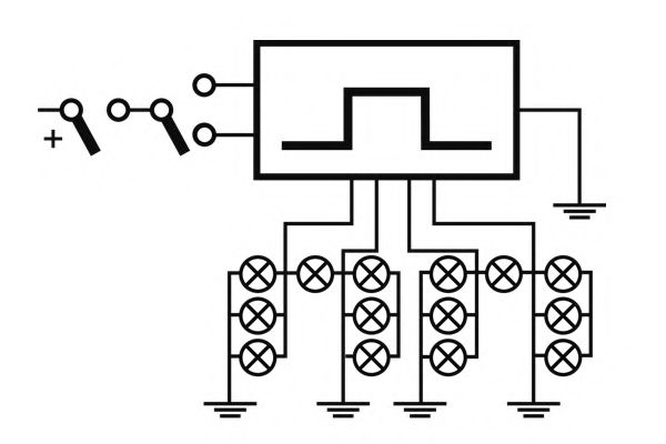 Прерыватель указателей поворота NAGARES 01090