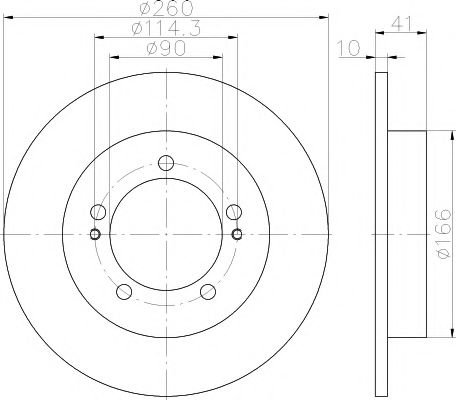 Тормозной диск HELLA PAGID 8DD 355 116-301