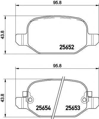 Комплект тормозных колодок, дисковый тормоз HELLA PAGID 8DB 355 020-761