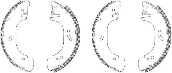 Комплект тормозных колодок HELLA PAGID 8DB 355 003-221