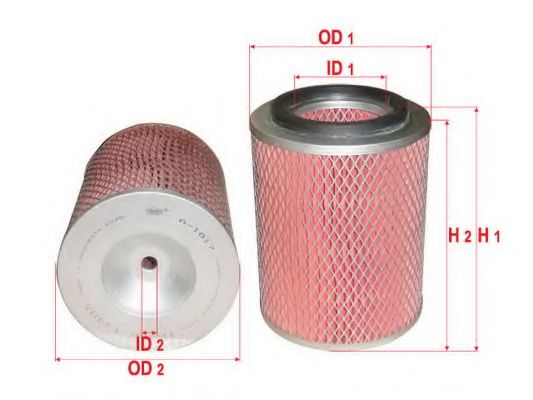 Воздушный фильтр SAKURA  Automotive A-1817