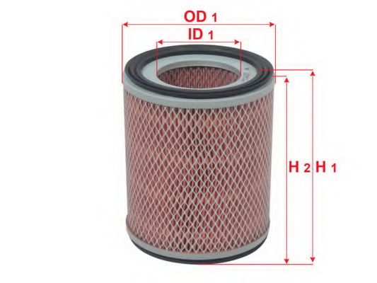 Воздушный фильтр SAKURA  Automotive A1858