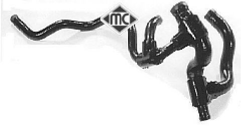 Шланг радиатора Metalcaucho 08271