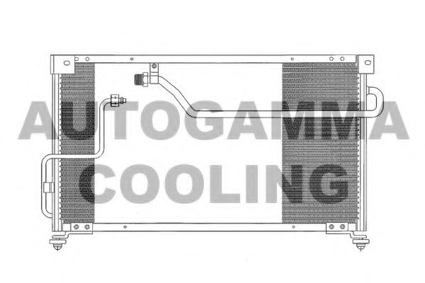 Конденсатор, кондиционер AUTOGAMMA 102677