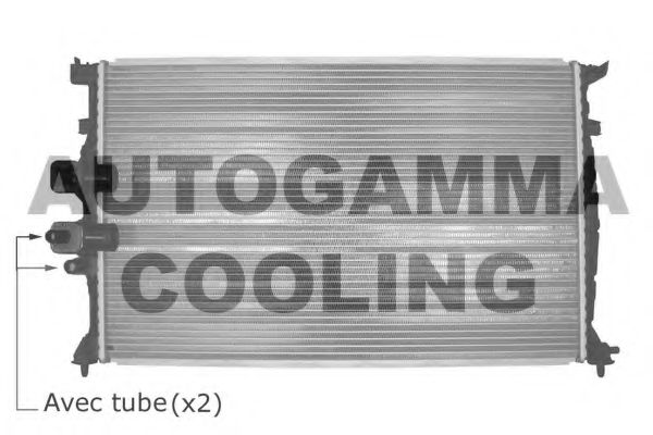 Радиатор, охлаждение двигателя AUTOGAMMA 103580