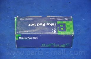 Комплект тормозных колодок, дисковый тормоз PARTS-MALL PKA-015-S