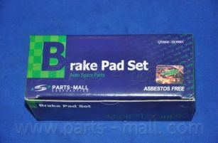 Комплект тормозных колодок, дисковый тормоз PARTS-MALL PKB-020-S