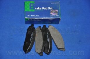 Комплект тормозных колодок, дисковый тормоз PARTS-MALL PKC-007-S