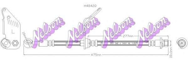 Тормозной шланг Brovex-Nelson H4842Q