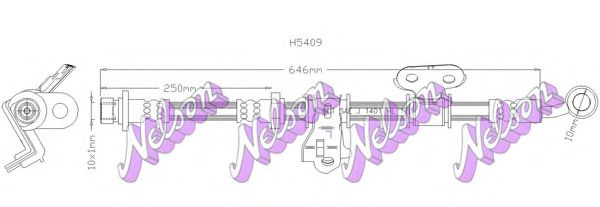 Тормозной шланг Brovex-Nelson H5409