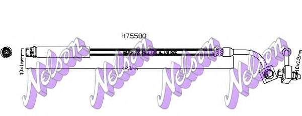 Тормозной шланг Brovex-Nelson H7558Q