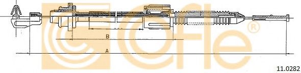 Тросик газа COFLE 11.0282