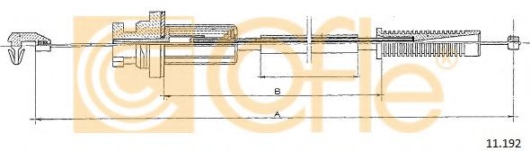 Тросик газа COFLE 11.192