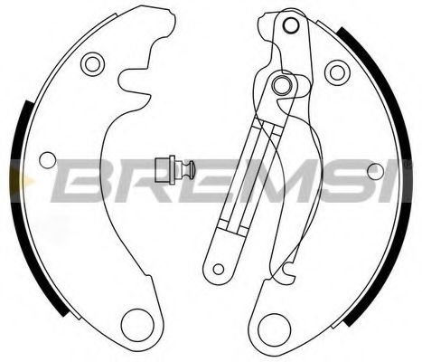 Комплект тормозных колодок RAICAM 2040