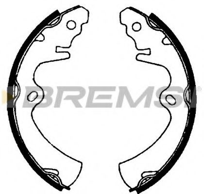 Комплект тормозных колодок HP (ZEBRA) 1239