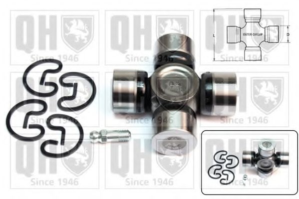 Осевая шестерня, уравнив. конич. зубч. колесо - дифференциал QUINTON HAZELL QL102