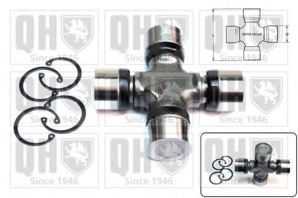 Осевая шестерня, уравнив. конич. зубч. колесо - дифференциал QUINTON HAZELL QL216