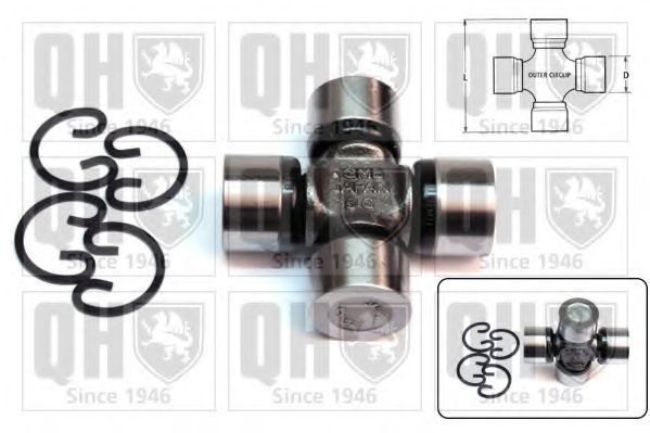 Осевая шестерня, уравнив. конич. зубч. колесо - дифференциал QUINTON HAZELL QL219
