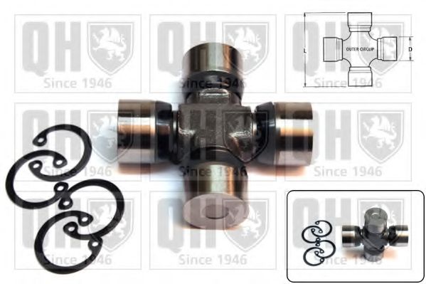 Осевая шестерня, уравнив. конич. зубч. колесо - дифференциал QUINTON HAZELL QL301