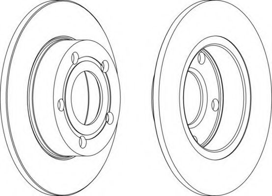 Тормозной диск FERODO DDF323-1