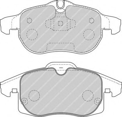 Комплект тормозных колодок, дисковый тормоз FERODO FDB4188