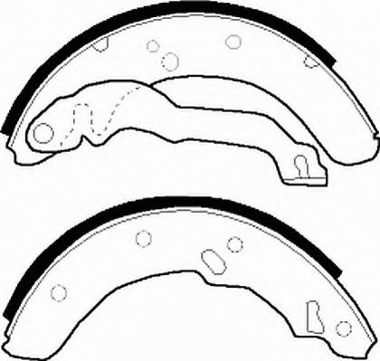 Комплект тормозных колодок FERODO FSB226