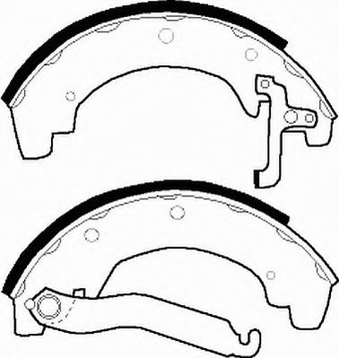 Комплект тормозных колодок FERODO FSB279