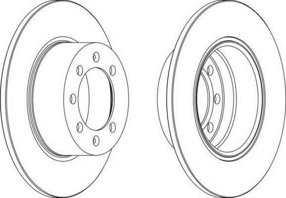 Тормозной диск FERODO DDF374