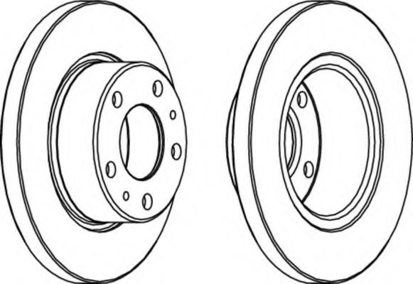Тормозной диск FERODO FCR194A