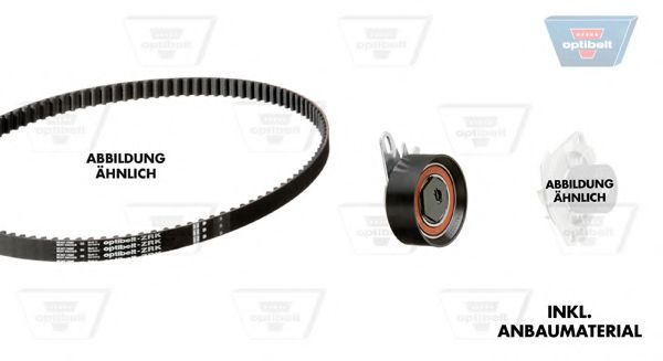 Водяной насос + комплект зубчатого ремня OPTIBELT KT 1218 W2