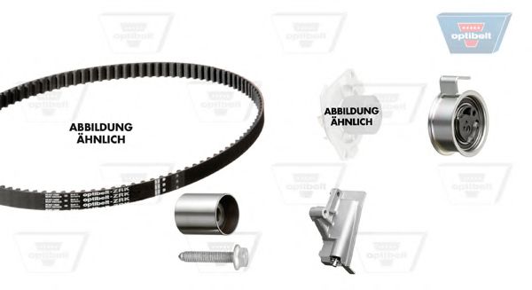 Водяной насос + комплект зубчатого ремня OPTIBELT KT 1369 W2